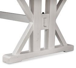 Hart Reclaimed Wood Extendable Trestle Dining Table