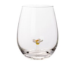 Icon Stemless Wine Glass Set, Set of 10
