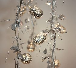 Silver Spark Battery Operated LED String Lights