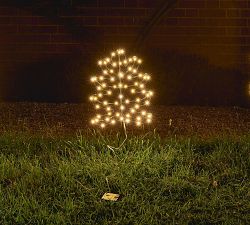 Solar Outdoor Lit Leaf LED Lawn Stakes