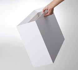 Yamazaki Rectangular Open Top 3.9 Gallon Trash Can