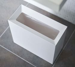 Yamazaki Rectangular Open Top 3.9 Gallon Trash Can
