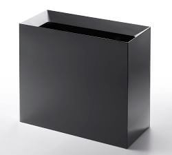 Yamazaki Rectangular Open Top 3.9 Gallon Trash Can