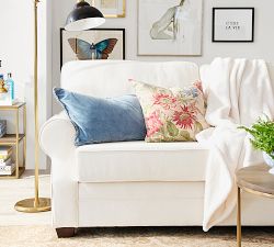 Fringe Velvet Lumbar Pillow Cover