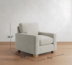 PB Comfort Modern Square Arm Recliner