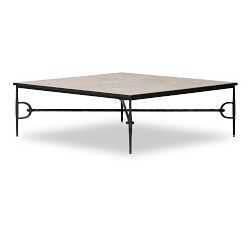 Sharine Square Marble Coffee Table (48.5")