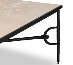 Sharine Square Marble Coffee Table (48.5")
