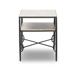 Sharine Marble Nightstand (32")
