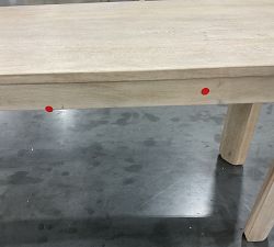 Open Box: Aptos Console Desk, 60&quot; - Sandwash