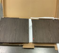 Open Box: Belvedere Writing Desk with Drawers, 78&quot; - Umber Oak