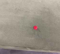 Open Box: Cameron Modern Square Arm Storage Ottoman - Performance Everydayvelvet™ Fern