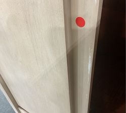 Open Box: Cayman Armoire, 34&quot; - Biscotti