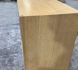 Open Box: Folsom Rectangular End Table, 26" - Cerused Natural