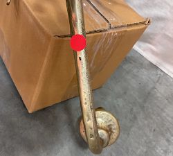 Open Box: Lockhart Forged Iron Chandelier - Tumbled Brass