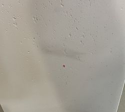 Open Box: Mission Square Handmade Outdoor Planter, Tall, 15&quot;W x 32&quot;H - White