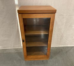 Open Box: Reed Modular Bar Collection, Display Cabinet - Antique Umber