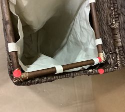 Open Box: Seagrass Handcrafted Divided Hamper - Raleigh