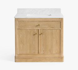 Open Box: Leah Heirloom Single Sink Vanity (36&quot;) - Golden Bliss