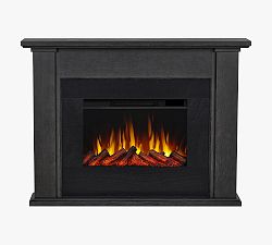 Open Box: Marcello Slim Electric Fireplace - Gray