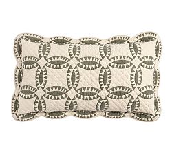 Open Box: Cooper Quilted Sham, King, Set of 2 - Loden