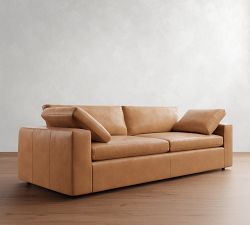 Dream Leather Sofa (76"&ndash;102")