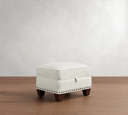Irving Storage Ottoman with Nailheads