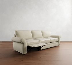 Pearce Roll Arm 3-Piece Reclining Sofa (112")