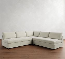 Union Armless 3-Piece L-Shaped Sectional (107&quot;)