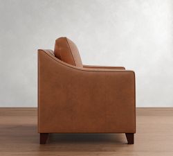 Cameron Slope Arm Leather Chair