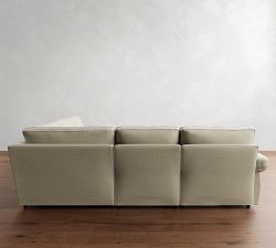 Pearce Roll Arm Reclining 5-Piece L-Shaped Wedge Sectional (121&quot;)