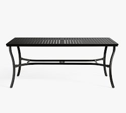 Riviera Metal Rectangular Outdoor Dining Table (72")