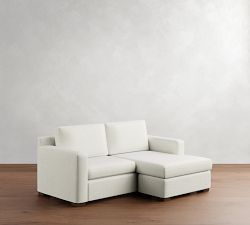 Shasta Square Arm Reversible Chaise Sectional (83"&ndash;84")