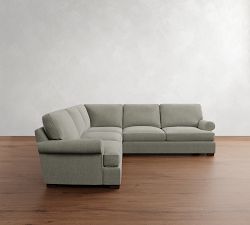 Townsend Roll Arm 3-Piece L-Shaped Sectional (114&quot;)