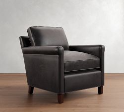 Tyler Roll Arm Leather Chair