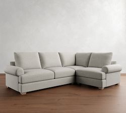 Canyon Roll Arm 3-Piece Sectional (121&quot;)