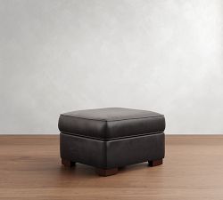 Townsend Leather Ottoman