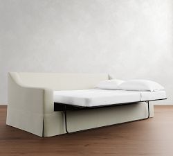 York Slope Arm Deep Seat Slipcovered Side Sleeper Sofa (95&quot;)