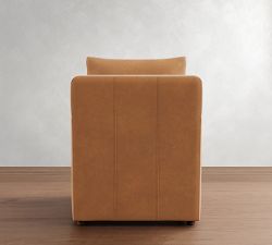Ayden Square Arm Leather Chair