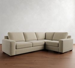Big Sur Square Arm 3-Piece Sectional (114")