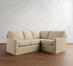 Buchanan Square Arm Slipcovered 3-Piece Sectional (93")