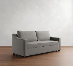 Cameron Slope Arm Trundle Sleeper Sofa (86&quot;)