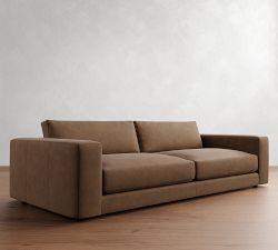 Carmel Lounge Leather Sofa (62&quot;&ndash;122&quot;)