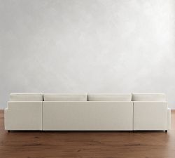 PB Comfort Square Arm Double Chaise Sectional (131"&ndash;165")