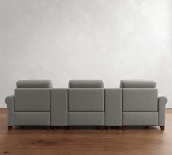 Cameron Roll Arm Power Reclining Sofa (72"&ndash;129")