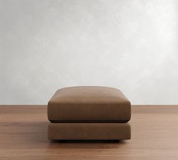 Carmel Lounge Leather Sectional Ottoman