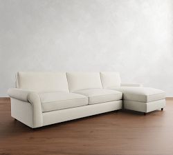 PB Comfort Roll Arm Chaise Sectional (106&quot;&ndash;132&quot;)