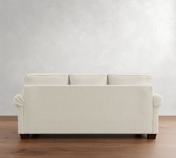 PB Comfort Roll Arm Sleeper Sofa with Memory Foam Mattress (64&quot;-87&quot;)