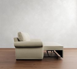 Pearce Roll Arm Trundle Sleeper Sofa