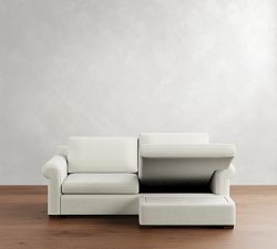 Shasta Roll Arm Reversible Chaise Sectional (84"&ndash;85")