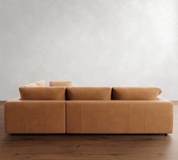 Dream Leather 3-Piece Sectional (120")